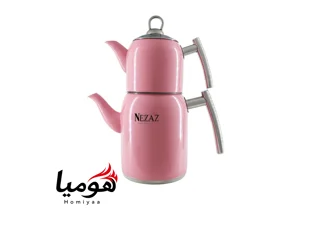 کتری و قوری نزاز تمام استیل 2 لیتر  در رنگهای مختلف هومیا