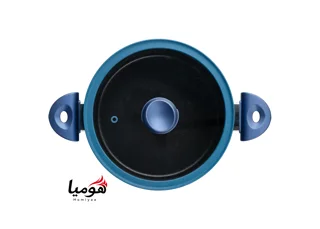 سرویس قابلمه ۵ پارچه گرانیتی تیارا آبی مدل Selin-Blue